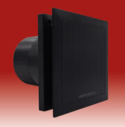 Airflow QuietAir 4" (100mm) Extractor Fans - 2 Speed - Black product image