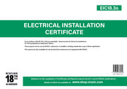 NICEIC Electrical Installation Certificate - Qty 20 product image