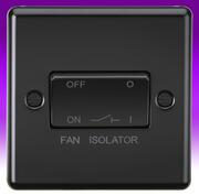 Rounded Edge - Fan Switch - Matt Black product image