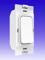 Quinetic Wireless Grid Switch - White - Compatible with Hager Grid product image