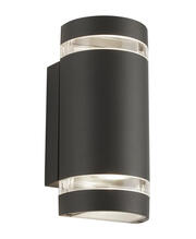 Sheffield GU10 LED Up & Down Wall Light - Grey - IP44 product image