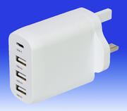 Fast Charge USB Chargers - White product image 2