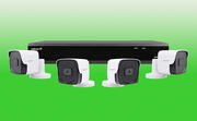 Rekor IP 2MP 4 Channel POE 1TB Kit c/w White Bullet Cameras product image 2