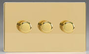 Varilight - Screwless Brass - 120w 2 Way V-PRO Silent Trailing Edge LED Dimmers product image 3
