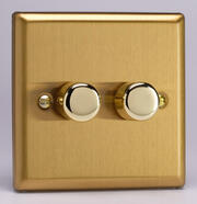 Varilight - Classic Brushed Brass - V-PRO Smart LED Dimmers product image 2