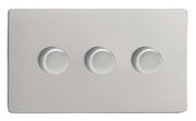 Varilight - Screwless Satin - 120w 2 Way V-PRO Silent Trailing Edge LED Dimmers product image 3