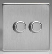 Varilight - Screwless Brushed Steel - V-PRO Smart WiFi LED Dimmers product image 2