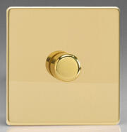 Varilight - Screwless Brass - V-PRO Smart LED Dimmers product image