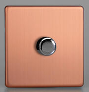 Varilight - Screwless Brushed Copper - V-PRO Smart LED Dimmers product image 3