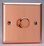 Varilight - Brushed Copper - V-PRO Smart LED Dimmers product image