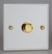 Varilight - Vogue - Matt White - V-PRO Smart LED Dimmers product image