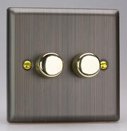 Varilight - Antique Brass - V-PRO Smart WiFi LED Dimmers product image 2