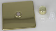 Varilight - Screwless Brass - Dimmer Plate Kits product image