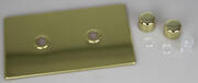 Varilight - Screwless Brass - Dimmer Plate Kits product image 4