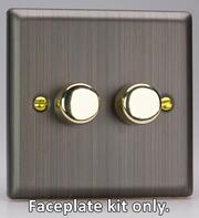 Varilight - Dimmer Plate Kits - Antique Brass product image 3