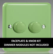 Varilight Matrix - Dimmer Plate Kits - Beryl Green product image 2