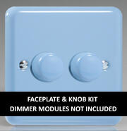 Varilight Matrix - Dimmer Plate Kits - Duck Egg Blue product image 2