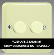 Varilight Matrix - Dimmer Plate Kits - White Chocolate product image 2