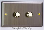 Varilight - Dimmer Plate Kits - Antique Brass product image 4