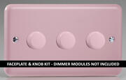 Varilight Matrix - Dimmer Plate Kits - Rose Pink product image 3