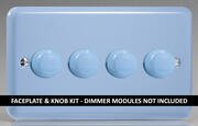 Varilight Matrix - Dimmer Plate Kits - Duck Egg Blue product image 4