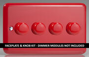 Varilight Matrix - Dimmer Plate Kits - Pillar Box Red product image 4