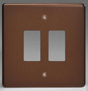 Varilight PowerGrid Range - Grid Plates - Mocha - (Visible Screws) product image 2