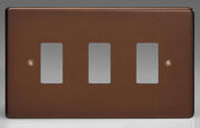 Varilight PowerGrid Range - Grid Plates - Mocha - (Visible Screws) product image 3