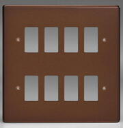 Varilight PowerGrid Range - Grid Plates - Mocha - (Visible Screws) product image 6