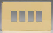 Varilight - Screwless Brass - Grid Plates - c/w Grid Frame product image 4
