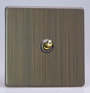 Varilight - Screwless Antique Brass - Toggle Light Switches product image 5