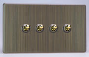 Varilight - Screwless Antique Brass - Toggle Light Switches product image 4