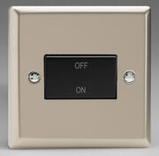 Varilight - Satin - Black - Fan Isolator Switch product image
