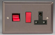 Varilight - Pewter/Black - Cooker Switches product image