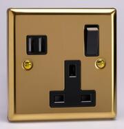 Victorian Brass - USB Sockets with Black Inserts product image 4