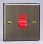 Varilight - Antique Brass - Cooker Switches / Panels product image 2