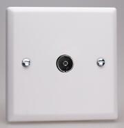 Varilight - Chalk White - TV & Satellite Sockets product image