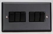 Varilight Matt Black Light Switches product image 5