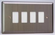 Varilight - PowerGrid Range - Grid Plates - c/w Grid Frame - Antique Brass product image 4