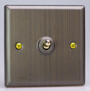 Varilight - Toggle Light Switches - Antique Brass product image