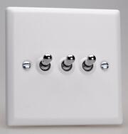 Varilight - Chalk White - Toggle Light Switches product image 3