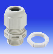 Wiska 25mm IP68 Compression Gland c/w Locknut - White (10 Pack) product image