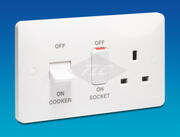 Hager Sollysta - Cooker Control Units & 50A DP Switches product image