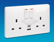 Hager Sollysta - Sockets with USB product image 2