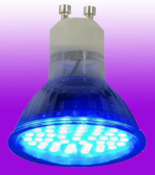 reservoir Mauve kruipen 4 Watt GU10 High Power LED Lamp 240v - Blue | LEDlite (LTSMD4B)