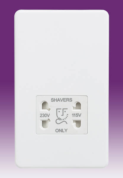 BG PCDCL20W-01  Pearlescent White Evolve 115-240V Dual Voltage
