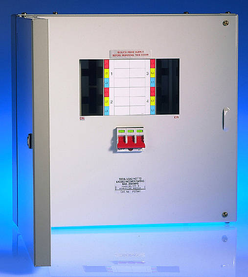 4 Way 125 Amp TP&N Distribution Board