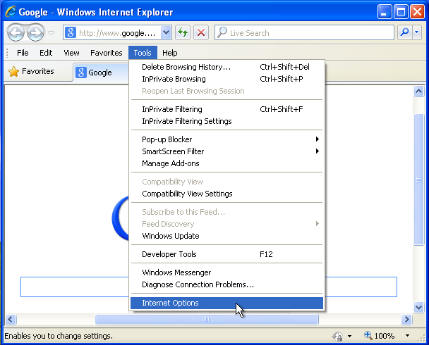 enable cookies in internet explorer 10